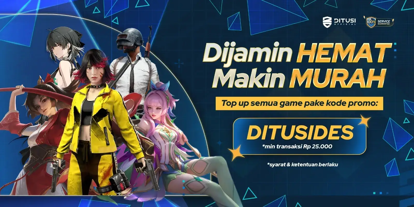 Di Jamin makin ''HEMAT & MAKIN MURAH'' Pakai Kode promo DITUSIDES