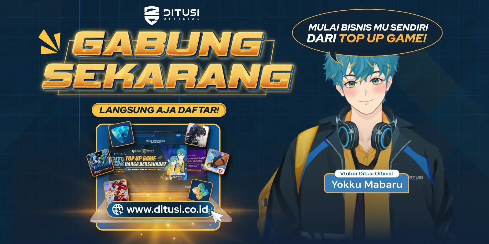 Mulai Bisnis Kamu Sendiri dari Top Up Game! (Reseller WA) 