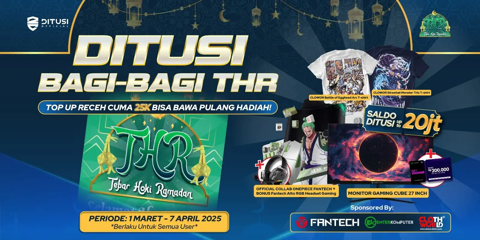 DITUSI BAGI-BAGI THR (Tebar Hoki Ramadan) 