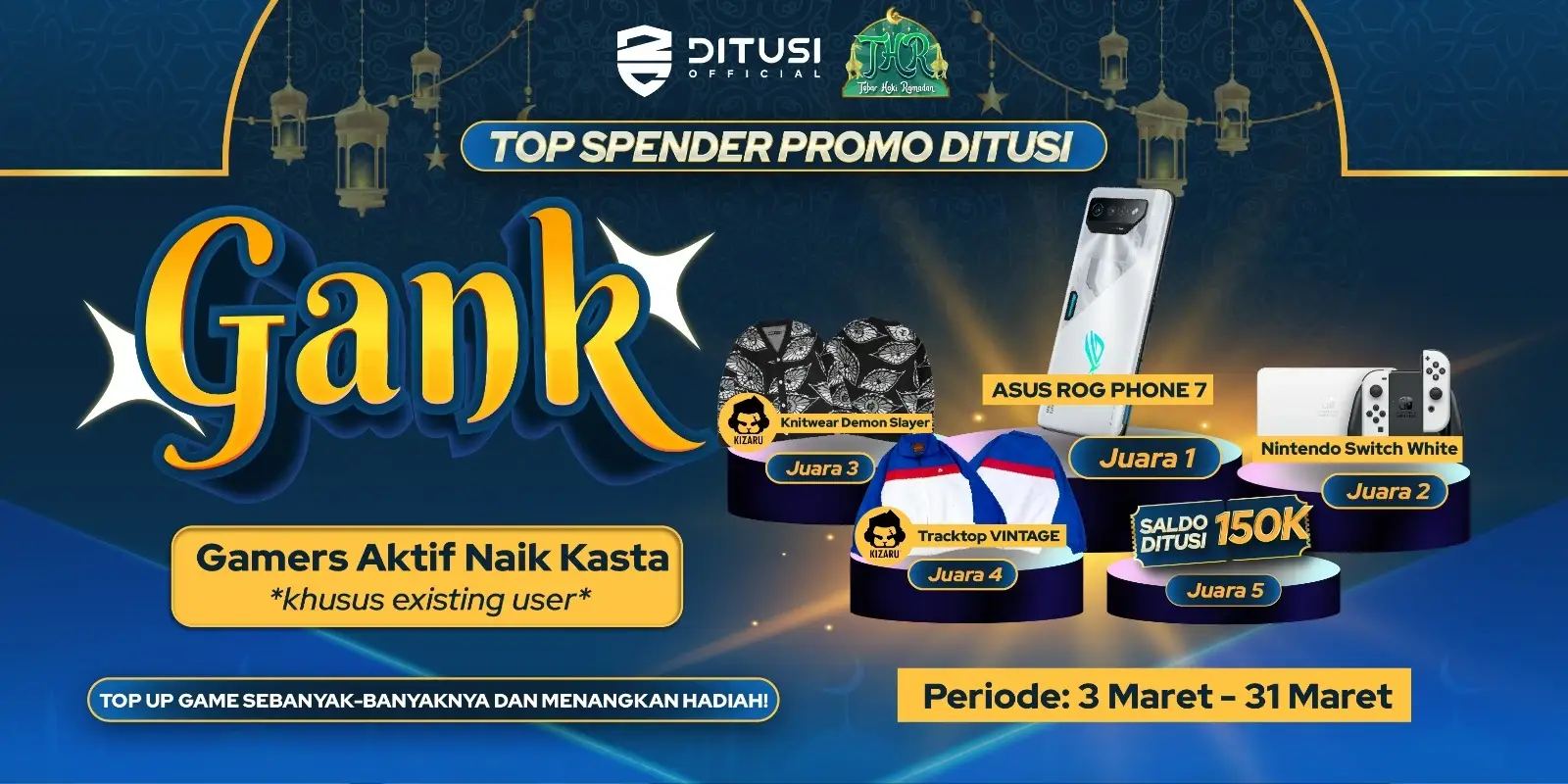 Promo Khusus Top SPENDER DITUSI