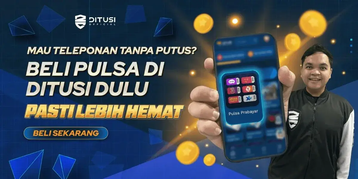 Top Up Pulsa Kini Tersedia di Ditusi! ?⚡