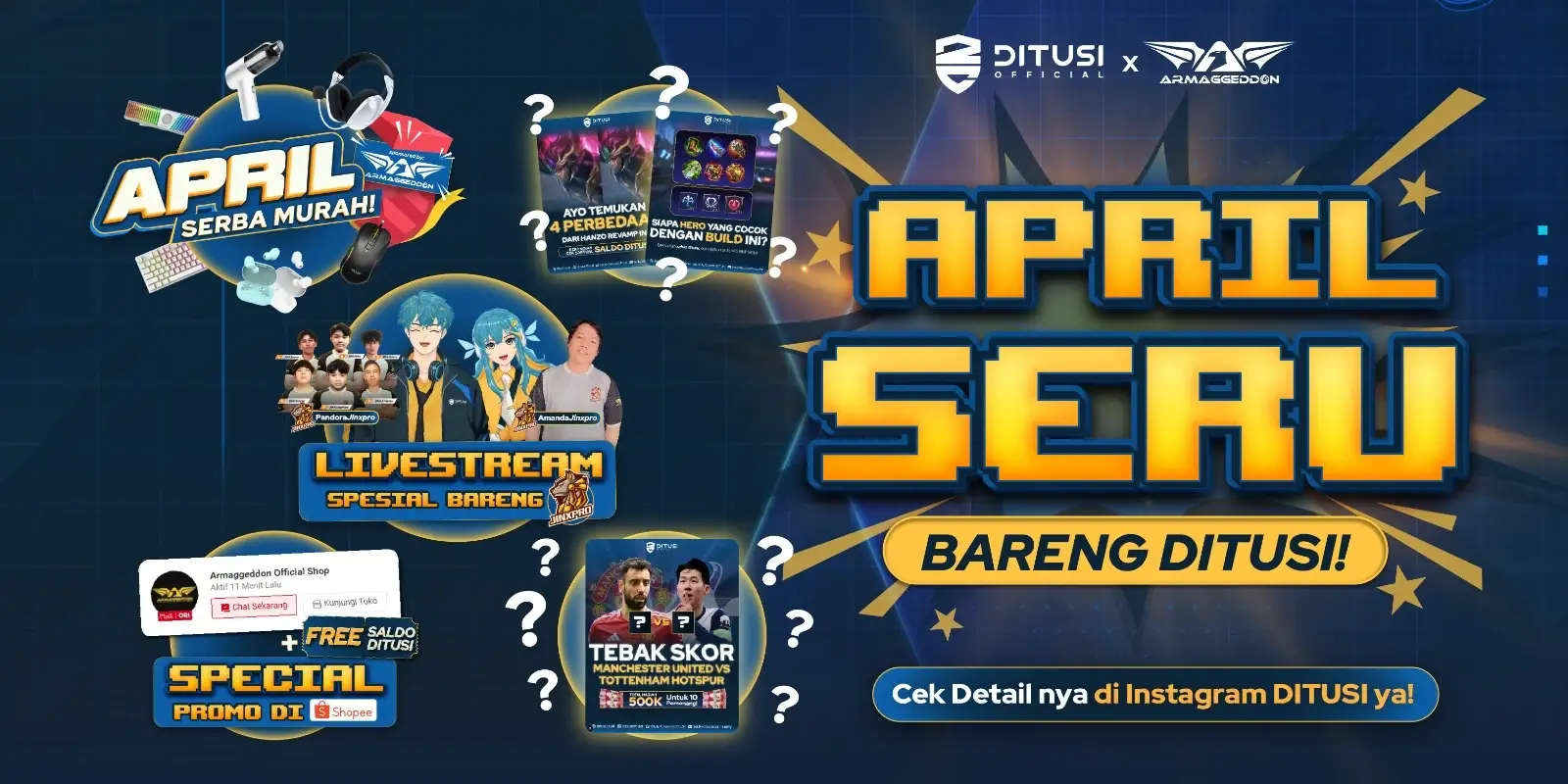 April Seru Bareng DITUSI! Ada apa aja nich guys?