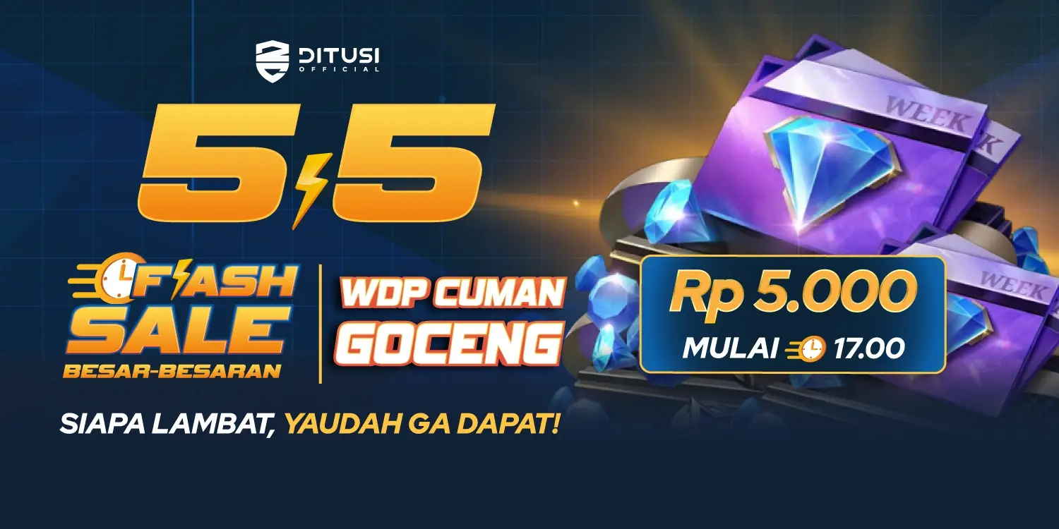 ? Flash Sale 5.5: WDP Cuma 5.000!