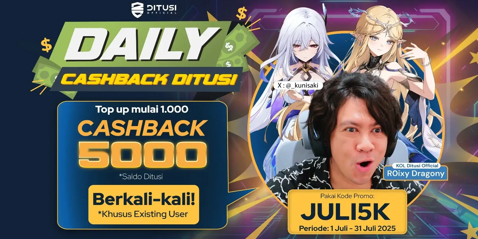 Promo Daily Cashback 